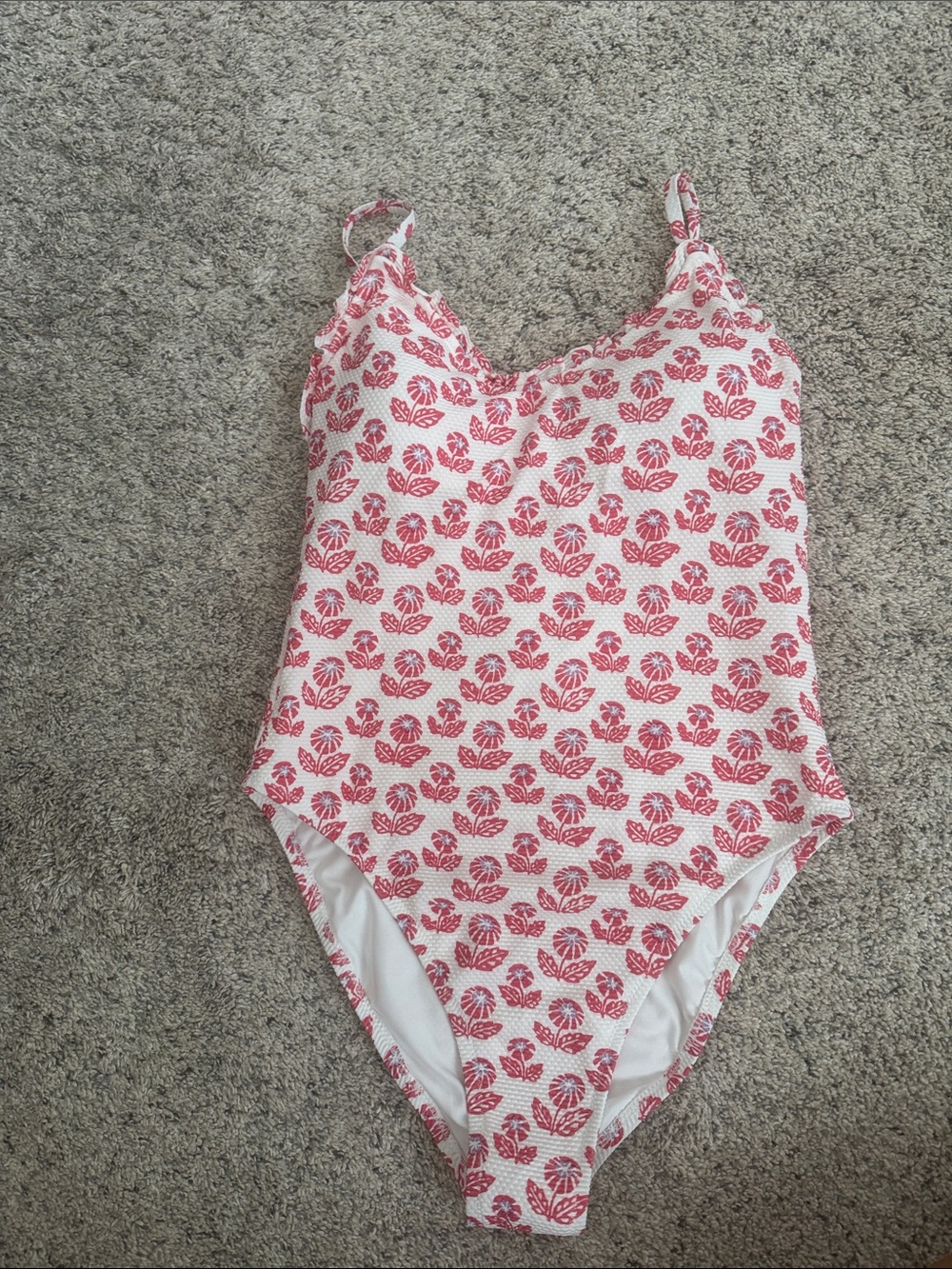 Roller x Rabbit Target Women’s White and Red Floral One-Piece Swimsuit
